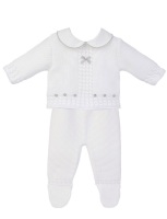 Bailey Knitted Jumper & Pants - White