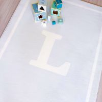 NEW Personalised Play Carpet - Blue & White