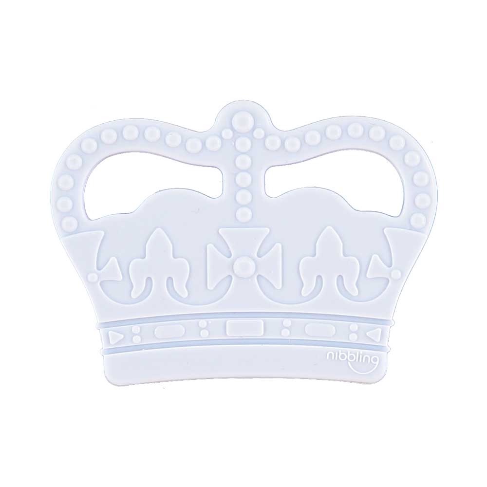 Crown Silicone Teething Toy – Blue