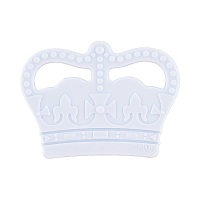 Crown Silicone Teething Toy â€“ Blue