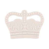 Crown Silicone Teething Toy â€“ Grey