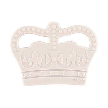 Crown Silicone Teething Toy – Grey
