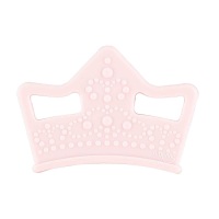 Tiara Silicone Teething Toy â€“ Pink