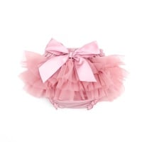 NEW - Tutu Bloomers With Bow - Rose