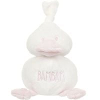 BAM BAM Baby Cuddle Duck Rattle Toy - Pink