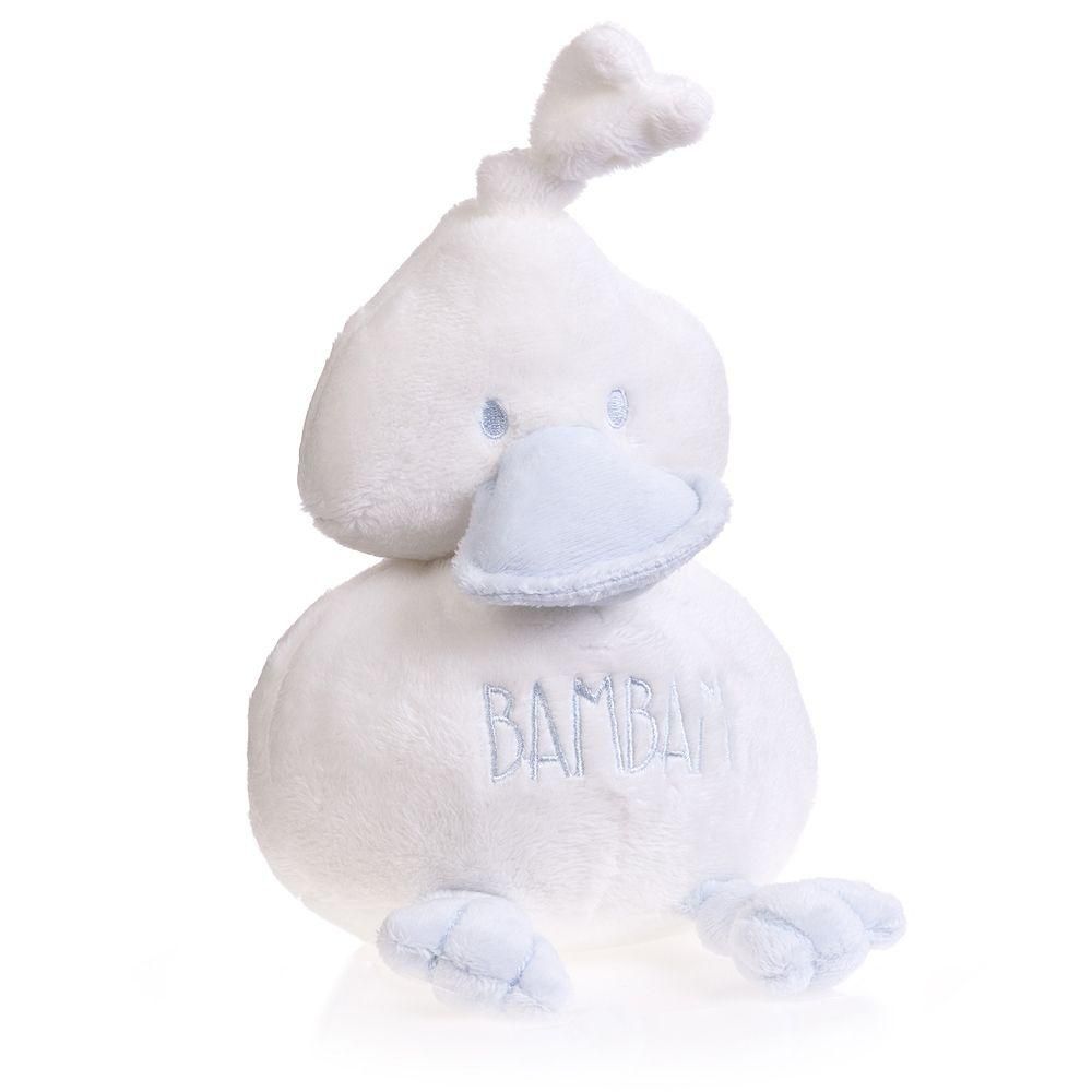 BAM BAM Cuddle Duck Rattle Toy - Blue