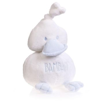 BAM BAM Baby Cuddle Duck Rattle Toy - Blue