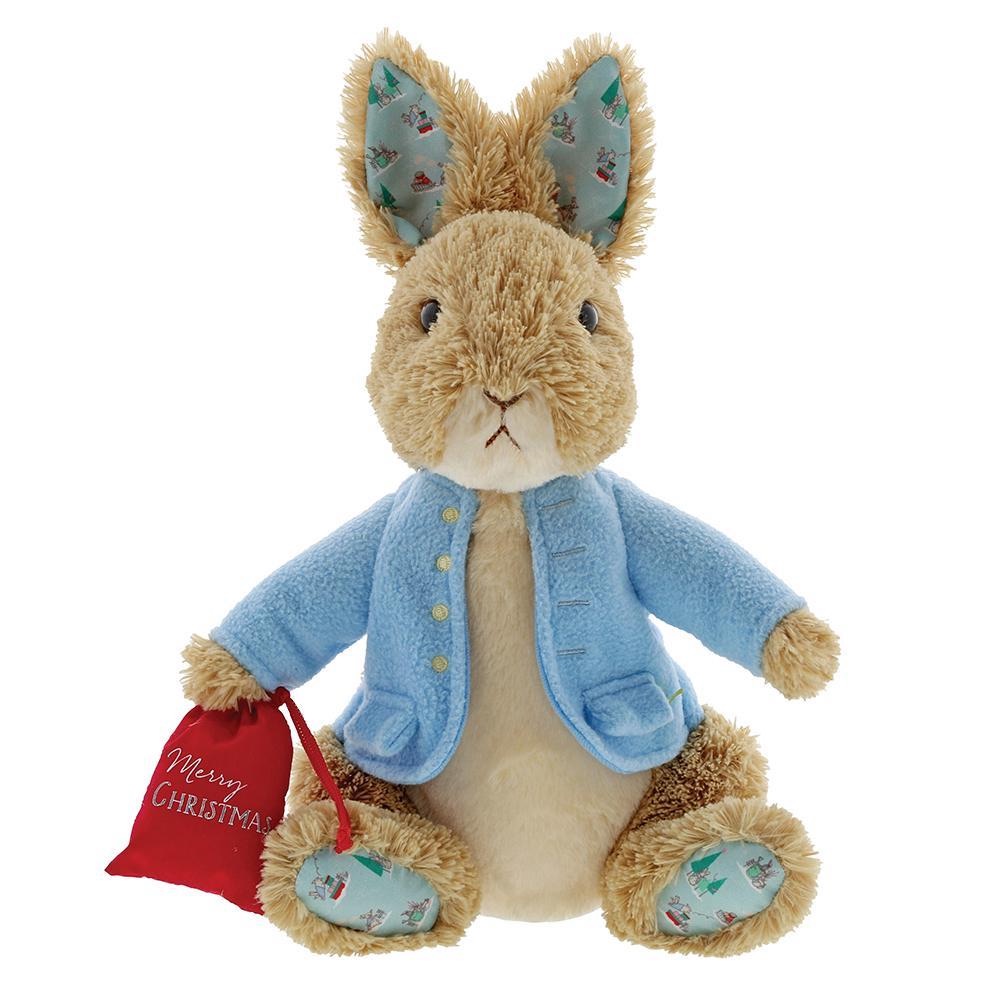 Beatrix Potter Peter Rabbit Christmas Large Soft Toy