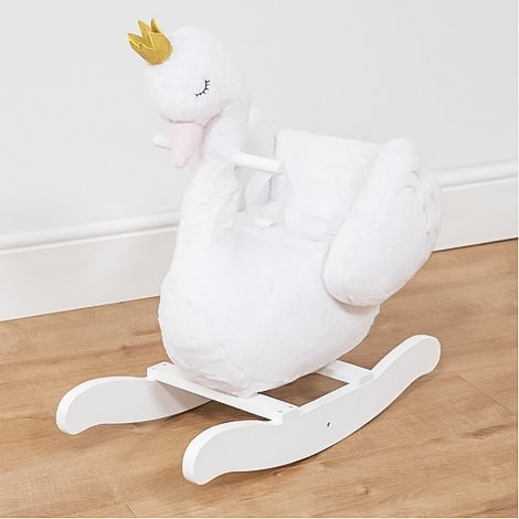 White Rocking Swan Princess