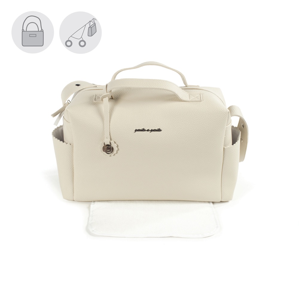 Pasito a Pasito BISCUIT Baby Changing Bag - Beige (54cm)
