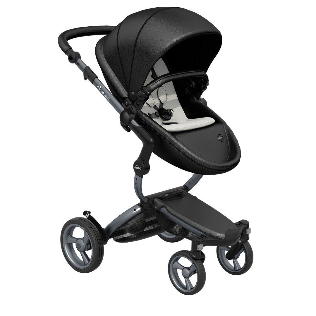 Mima Xari Pushchair - Black Flair + Graphite Grey Frame