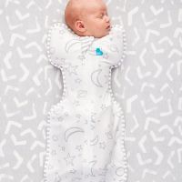 Love To Dream Swaddle Up Bamboo - 1 TOG - Ivory/Grey