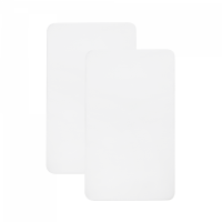 Shnuggle Air Crib Fitted Sheets â€“ Plain White