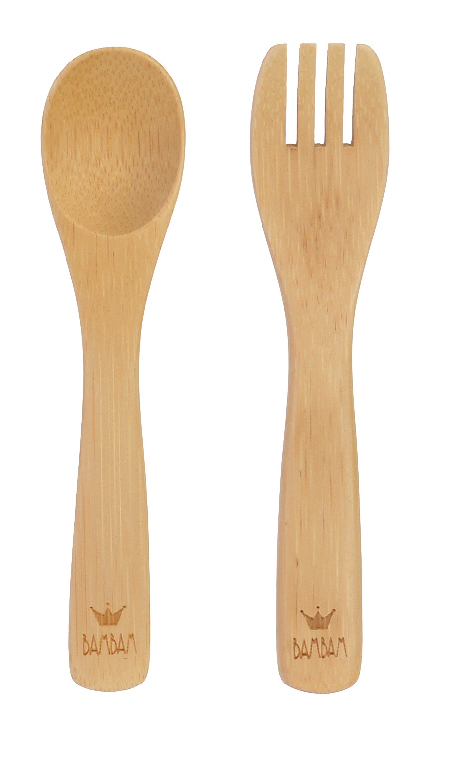 BAM BAM Baby Bamboo Fork & Spoon Set