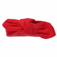 Cotton Knot Headband - Red