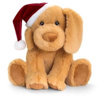 Keel Eco Festive Puppy With Hat Plush Toy 25cm