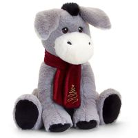 Keel Eco Festive Little Donkey With Scarf Plush Toy 25cm