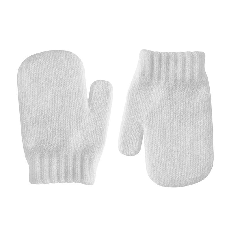 Condor Classic Soft Knit Mittens - White