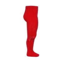 Condor Cotton Tights With Bow - Red