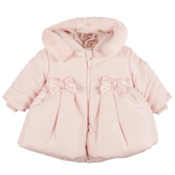 Mintini Peplum Winter Coat - Pink