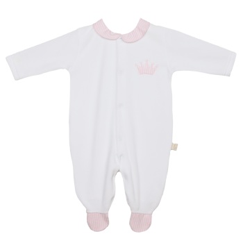 Baby Gi Little Crown All-In-One - Pink