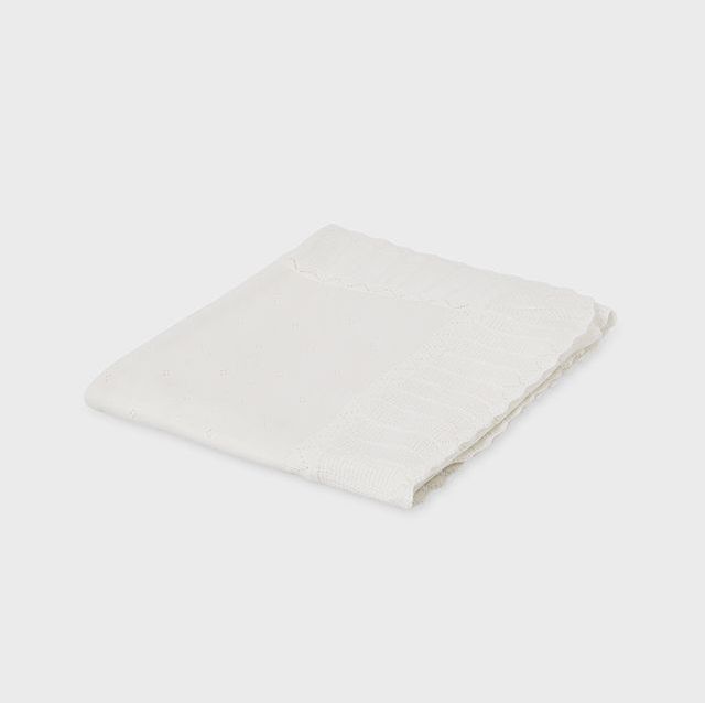 Mayoral Ruffle Blanket - Off White