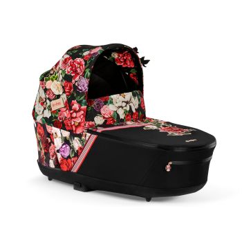 Cybex Priam Lux Carry Cot - Dark Spring Blossom