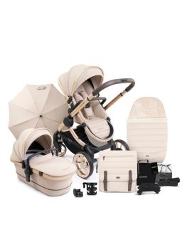 iCandy Peach 7 Pushchair And Carrycot Complete Bundle - Biscotti