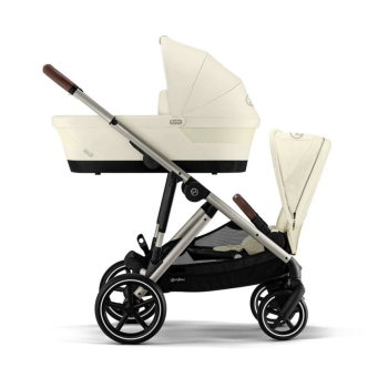 Cybex Gazelle S Double Pushchair (2023) - Seashell Beige