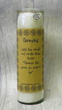 White "Cleansing" Spell Candle