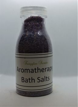 Aromatherapy Bath Salts -  Purple - Patchouli, Orange & Jasmine essential oils