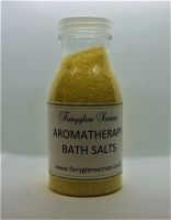 Aromatherapy Bath Salts -  Yellow - Grapefruit, Peppermint & May Chang Basil essential oils