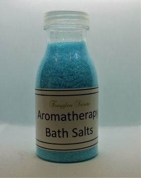 Aromatherapy Bath Salts - Light Blue - Lavender & Marjoram essential oils