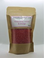 Aromatherapy Bath Salts - Red - Ylang Ylang,  Lemon & Orange