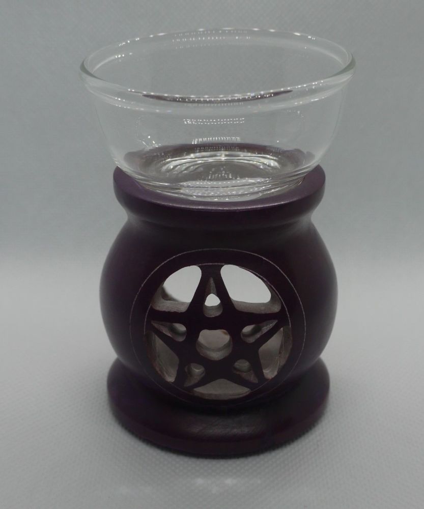 Soapstone Pentagram oil Burner