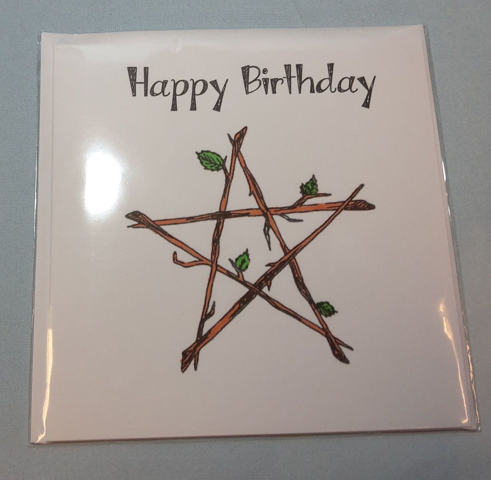 Pentagram Happy Birthday