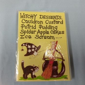 "Witchy desserts" Card