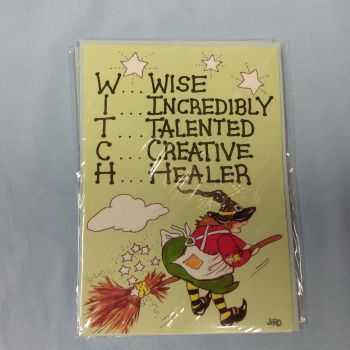 "W.I.T.C.H" card