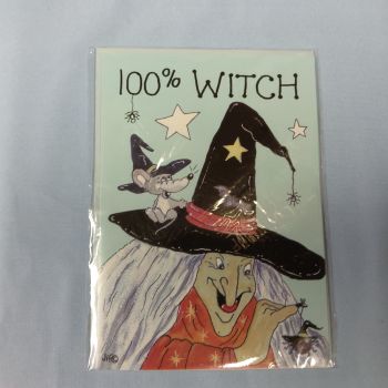 "100% Witch" Card