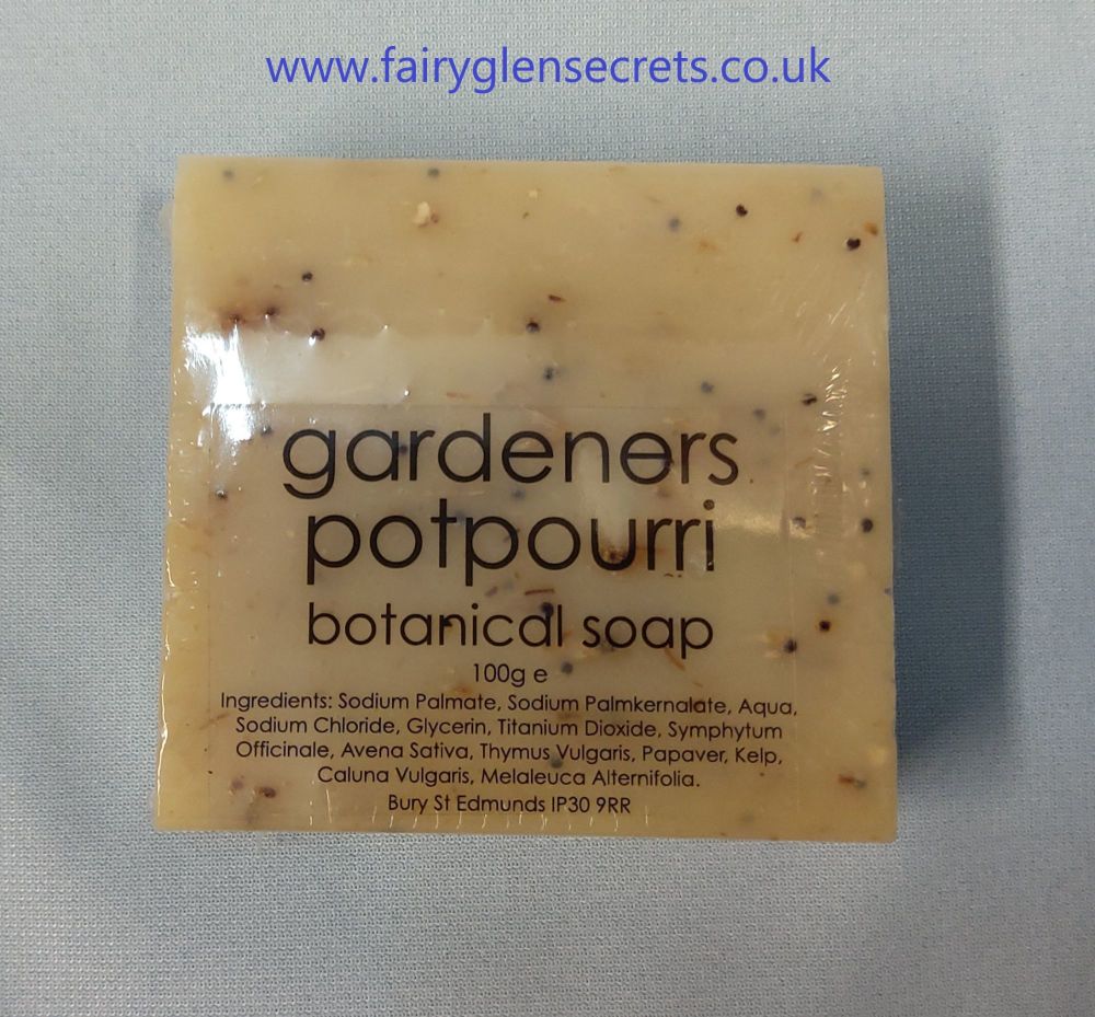 Gardeners pot pourri Botanical Soap