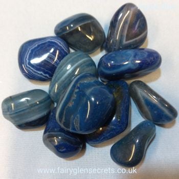 Agate Blue Tumble Stone