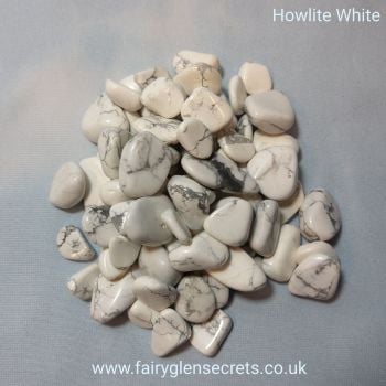 Howlite White Tumble Stone