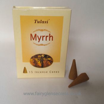 Tulasi Myrrh Incense Cones