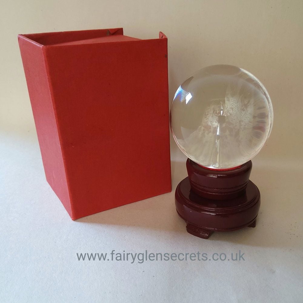 8cm Crystal Ball and Stand