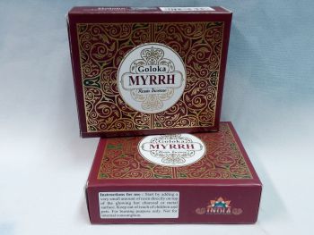 Goloka MYRHH Resin Incense 