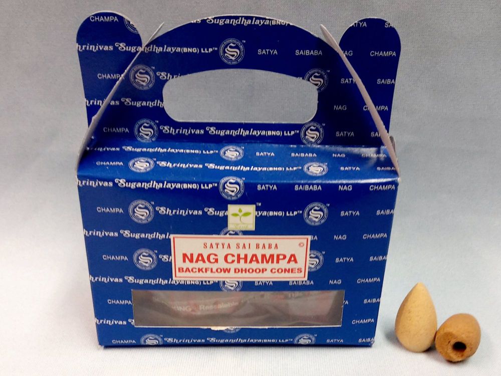 Satya Nag Champa Backflow Incense Cones