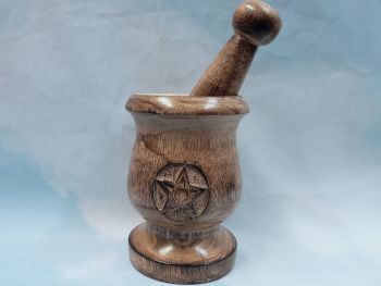 Pestle and mortar - wooden