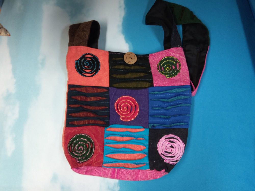 Boho hippy sling bag medium