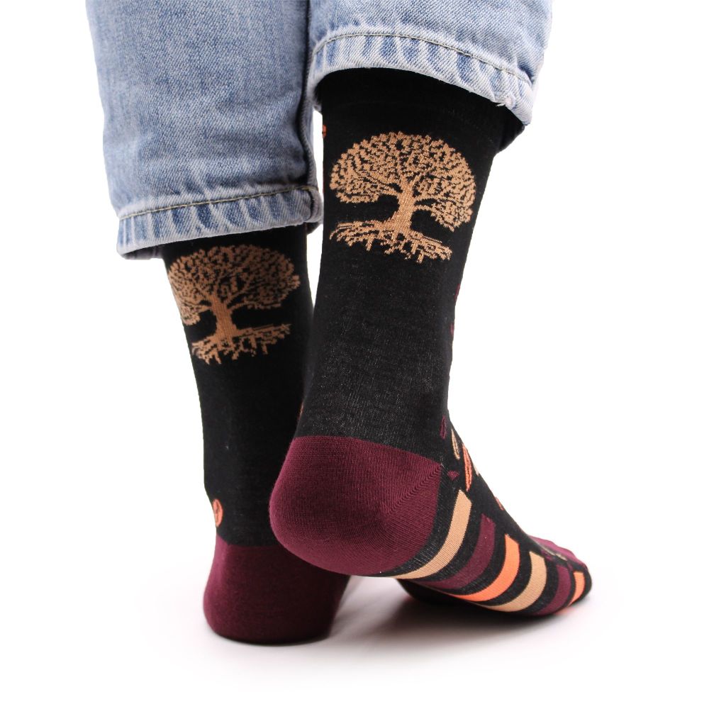 Tree of life bamboo socks