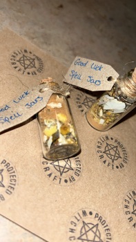 Good Luck spell jars